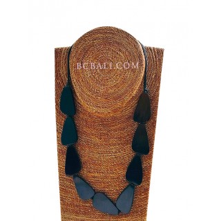 Wooden Necklace Triangle Made In Bali